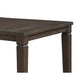 Vicy Dining Table w Removable Leaf | 66-84" Top | Espresso Brown