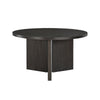 Mez Dining Table | 54" Circular Top | Pedestal Base | Ebony Black
