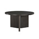 Mez Dining Table | 54" Circular Top | Pedestal Base | Ebony Black