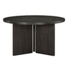 Mez Dining Table | 54" Circular Top | Pedestal Base | Ebony Black