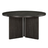 Mez Dining Table | 54" Circular Top | Pedestal Base | Ebony Black