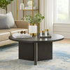Mez Dining Table | 54" Circular Top | Pedestal Base | Ebony Black