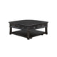 Riel Cocktail Coffee Table w Storage | 38" Lift Top | Charcoal Black