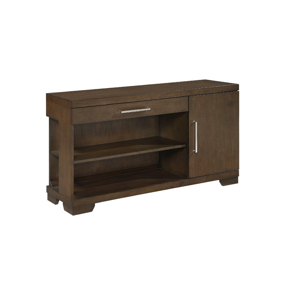 Duny Sofa Console Table | 50" | 1 Drawer with 1 Cabinet | Espresso Brown