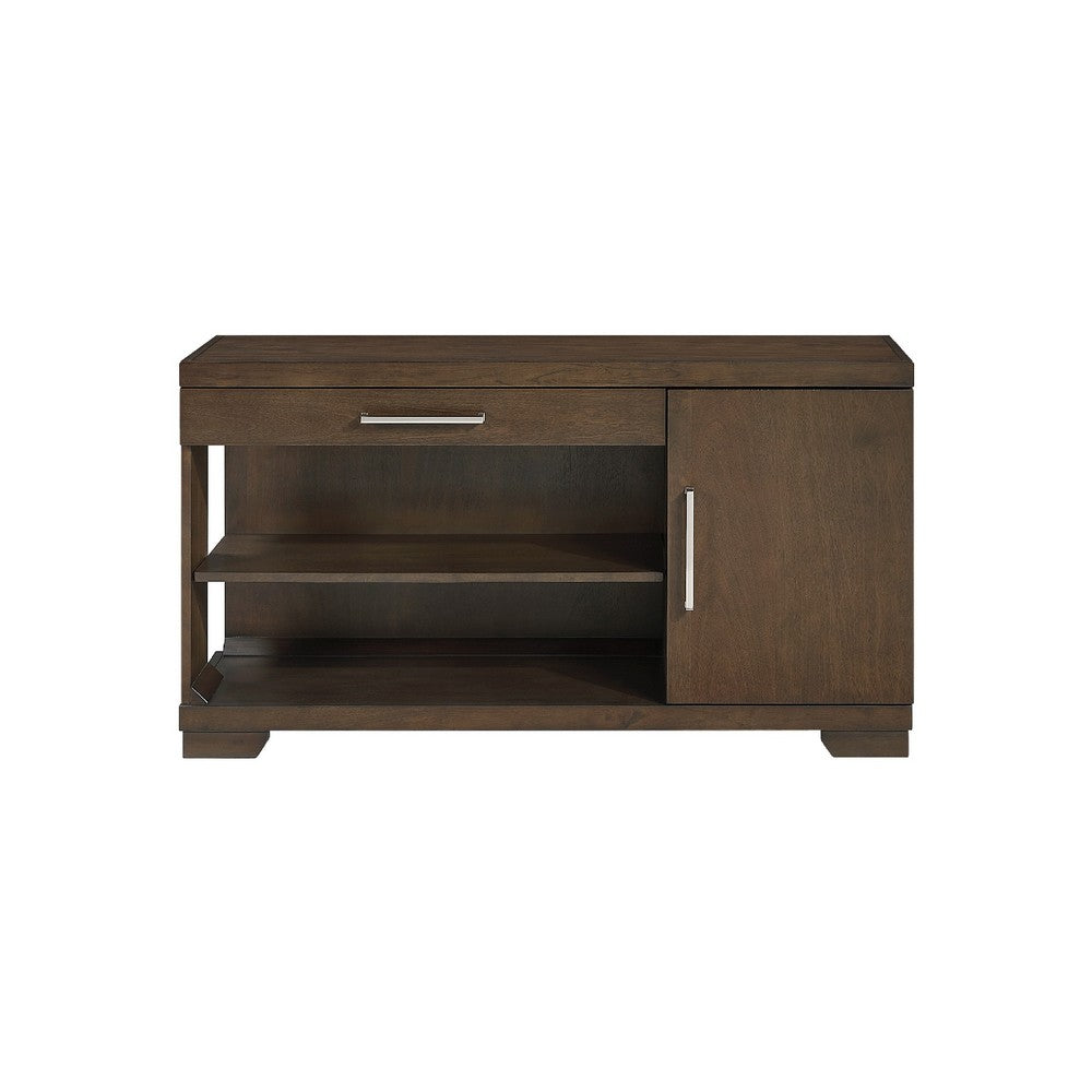 Duny Sofa Console Table | 50" | 1 Drawer with 1 Cabinet | Espresso Brown