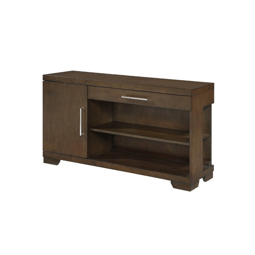 Duny Sofa Console Table | 50" | 1 Drawer with 1 Cabinet | Espresso Brown