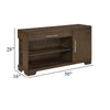 Duny Sofa Console Table | 50" | 1 Drawer with 1 Cabinet | Espresso Brown