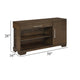 Duny Sofa Console Table | 50" | 1 Drawer with 1 Cabinet | Espresso Brown