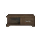 Duny Coffee Table with Open Shelf | 50" | 1 Door | Espresso Brown