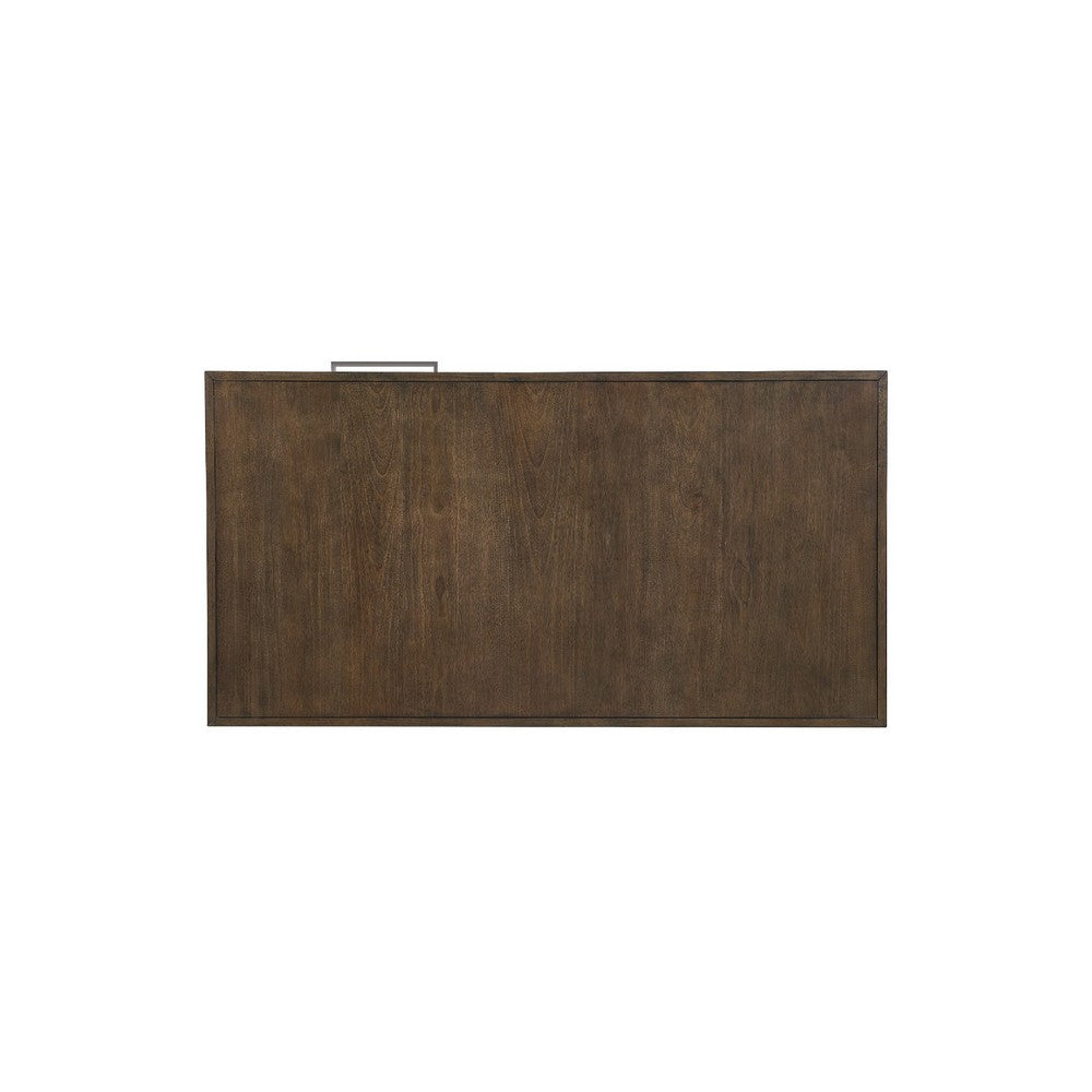 Duny Coffee Table with Open Shelf | 50" | 1 Door | Espresso Brown