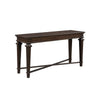 Tabby Sofa Console Table | 56" Top | Cross Stretcher | Espresso Brown