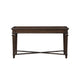 Tabby Sofa Console Table | 56" Top | Cross Stretcher | Espresso Brown