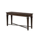 Tabby Sofa Console Table | 56" Top | Cross Stretcher | Espresso Brown