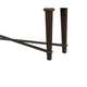 Tabby Sofa Console Table | 56" Top | Cross Stretcher | Espresso Brown