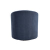 Saho Swivel Accent Chair | Barrel Style | Foam Padded | Modern Blue Boucle