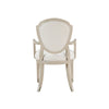 Olto Dining Armchair | Ivory Chenille | Light Oak Brown Wood | Dipped Legs
