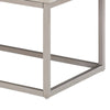 Mei Bench, Channel Tufted Beige Upholstery, 48" Champagne Gray