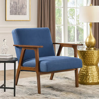 Blue, Walnut Brown