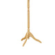 Moy 3 Tier Coat Rack w 10 Hooks | 72" Natural Brown Solid Wood