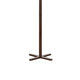 Jema 3 Tier Coat Rack | 9 Hanging Hooks | 70" Dark Brown Solid Wood