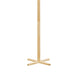 Jema 3 Tier Coat Rack | 9 Hanging Hooks | 70" Natural Brown Solid Wood