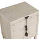 Olto Nightstand w 1 Drawer | USB Ports | Cubby Shelf | Light Oak Brown