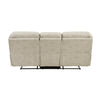Tony Manual Reclining Sofa | Plush Sand Brown Microfiber & Foam