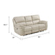 Tony Power Reclining Sofa w USB Ports | Sand Brown Microfiber & Foam