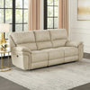 Tony Power Reclining Sofa w USB Ports | Sand Brown Microfiber & Foam