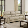 Tony Power Reclining Sofa w USB Ports | Sand Brown Microfiber & Foam