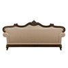 Hesar Sofa | 5 Pillows | Vintage Style Chenille Tufted | Cherry Brown Wood Frame