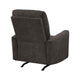 Ray Rocker Manual Reclining Chair | Chocolate Brown Polished Microfiber