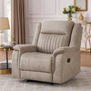 Nez Manual Reclining Chair | Contrast Edges | Dove Gray Microfiber