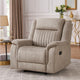 Nez Manual Reclining Chair | Contrast Edges | Dove Gray Microfiber