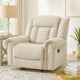 Reo Manual Reclining Chair w Glider Motion | Soft Beige Chenille