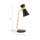 Kemy Desk Lamp w Pivoting Shade | Marble Base | Black & Gold | 22"