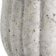 Table Lamp | Weathered Stone Gray Ceramic | White Linen Shade 28"