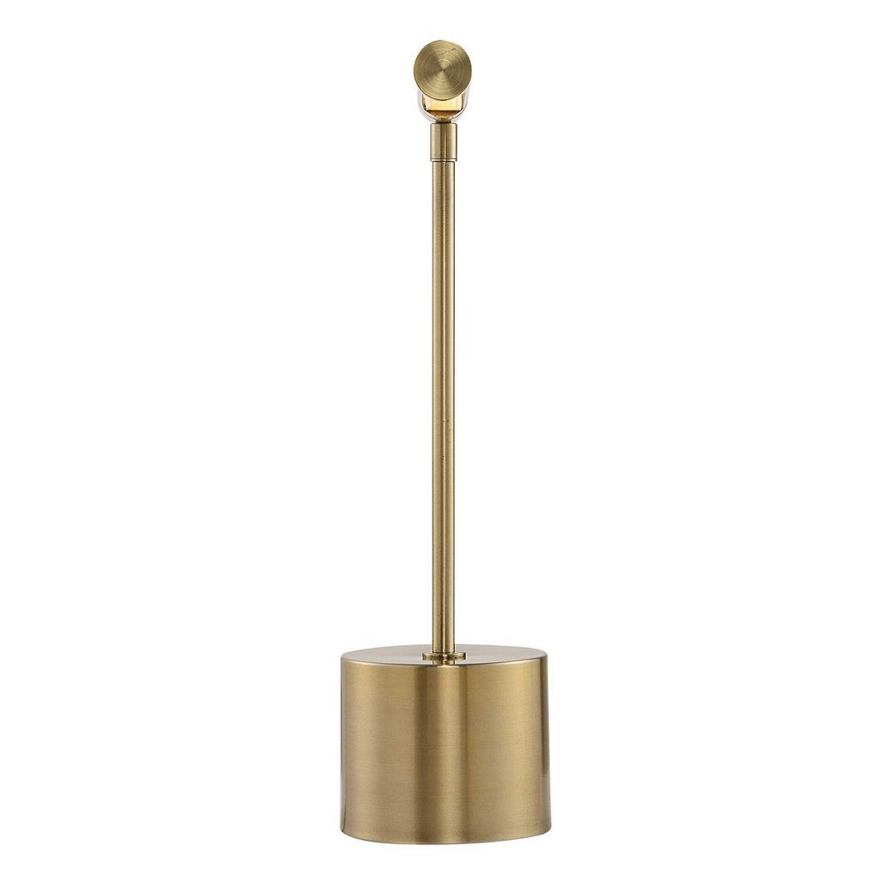 Lra Desk Lamp | Rotating Arm | LED Light System | Antique Brass 17"