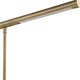 Lra Desk Lamp | Rotating Arm | LED Light System | Antique Brass 17"