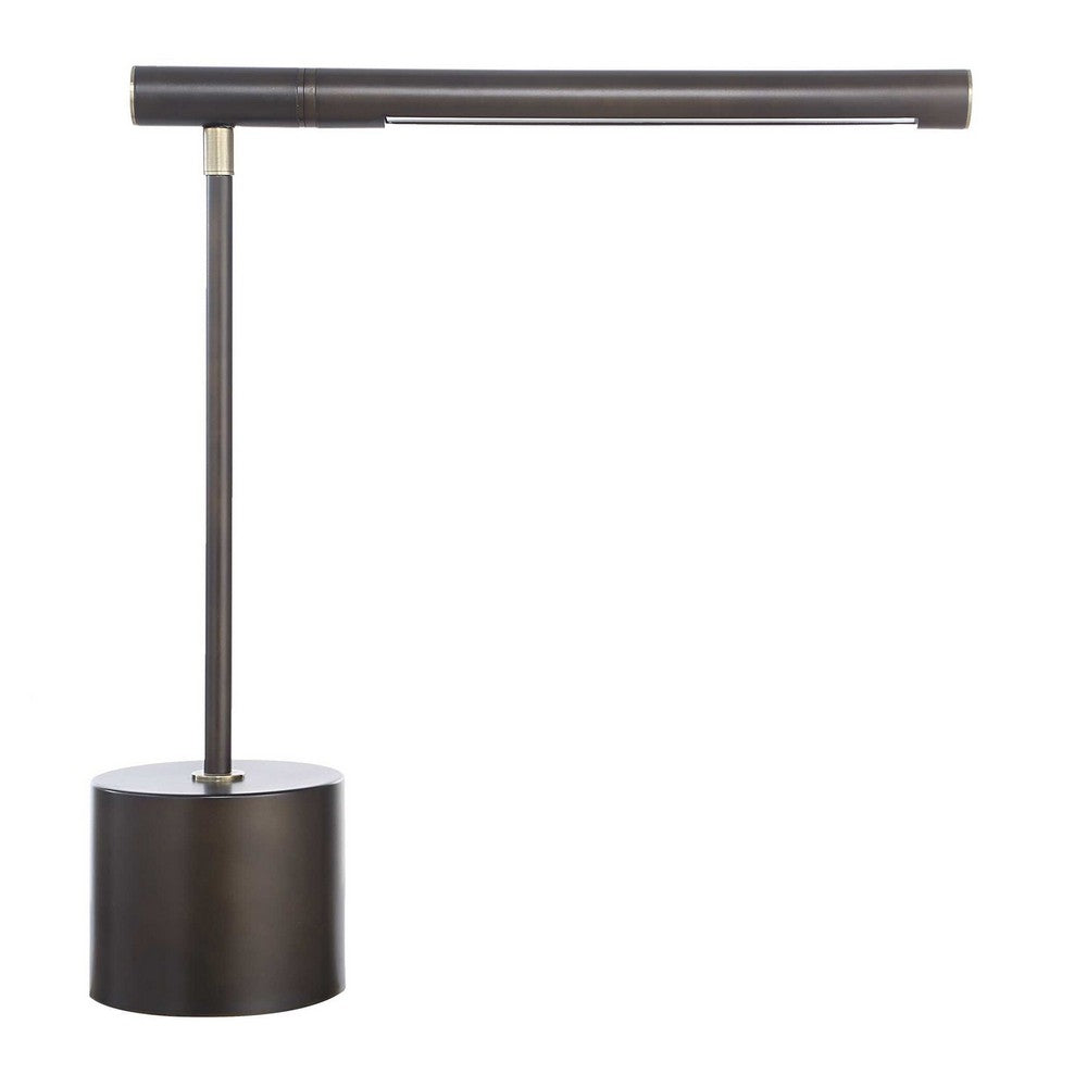Lra Desk Lamp | Rotating Arm | LED Light System | Dark Bronze 17"