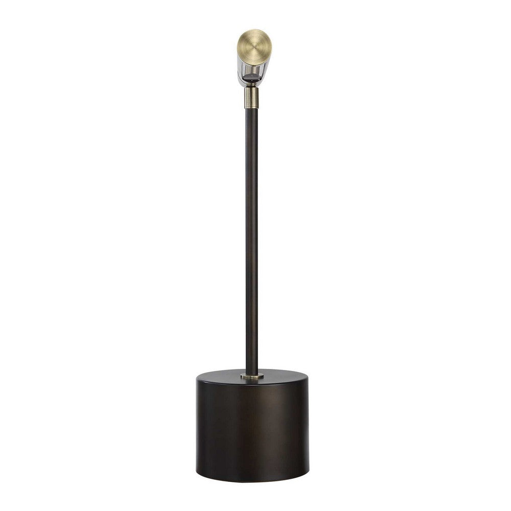 Lra Desk Lamp | Rotating Arm | LED Light System | Dark Bronze 17"