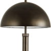 Jesy Modern Floor Lamp with Dome Metal Shade | 59" Dark Bronze