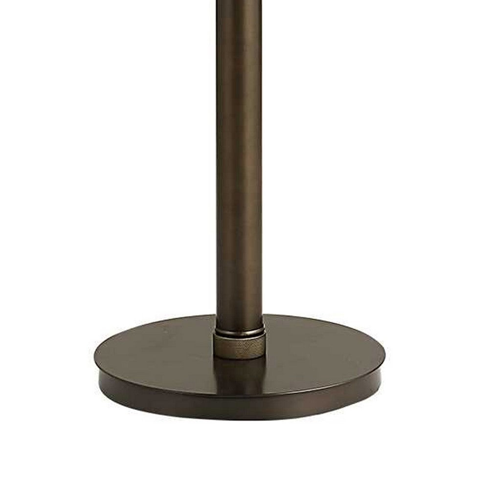 Jesy Modern Floor Lamp with Dome Metal Shade | 59" Dark Bronze