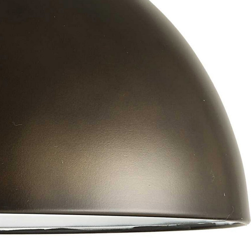 Jesy Modern Floor Lamp with Dome Metal Shade | 59" Dark Bronze