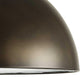 Jesy Modern Floor Lamp with Dome Metal Shade | 59" Dark Bronze