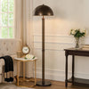 Jesy Modern Floor Lamp with Dome Metal Shade | 59" Dark Bronze