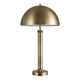 Jesy Modern Table Lamp with Dome Metal Shade | 27" Antique Brass