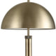Jesy Modern Table Lamp with Dome Metal Shade | 27" Antique Brass