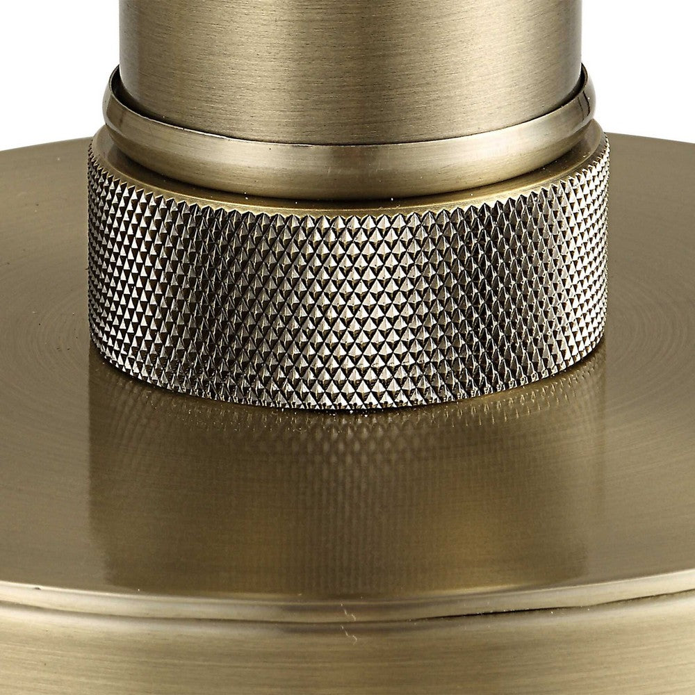 Jesy Modern Table Lamp with Dome Metal Shade | 27" Antique Brass