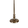 Viny Accent Table | 10" Round Top w Scalloped Edges | Antique Brass
